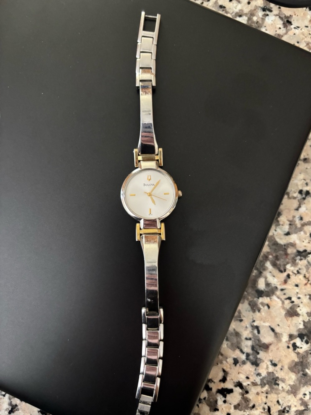 Bulova Two-Tone Silver and Gold Women's Bracelet Watch